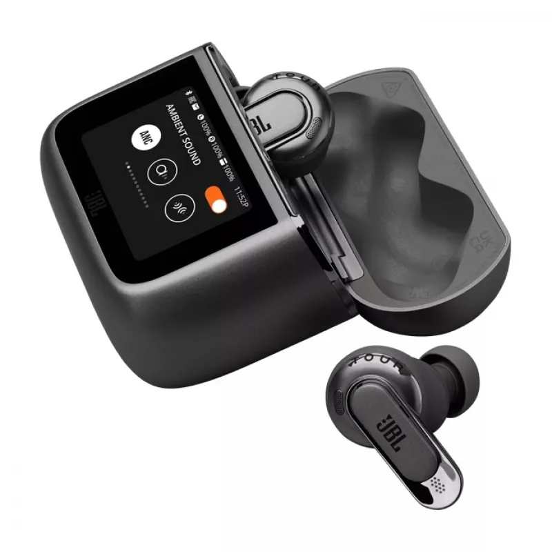 JBL Tour Pro 3 austiņas bezvadu ievietojamas Zvani/Mūzika/Sports/Ikdiena Bluetooth melns