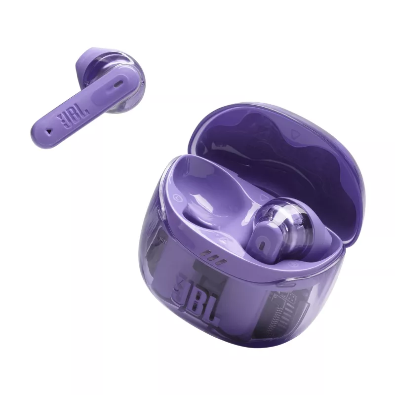 JBL Tune Flex 2 Ghost Edition austiņas True Wireless Stereo (TWS) Ievietojamas zvaniem/mūzikai Bluetooth violets
