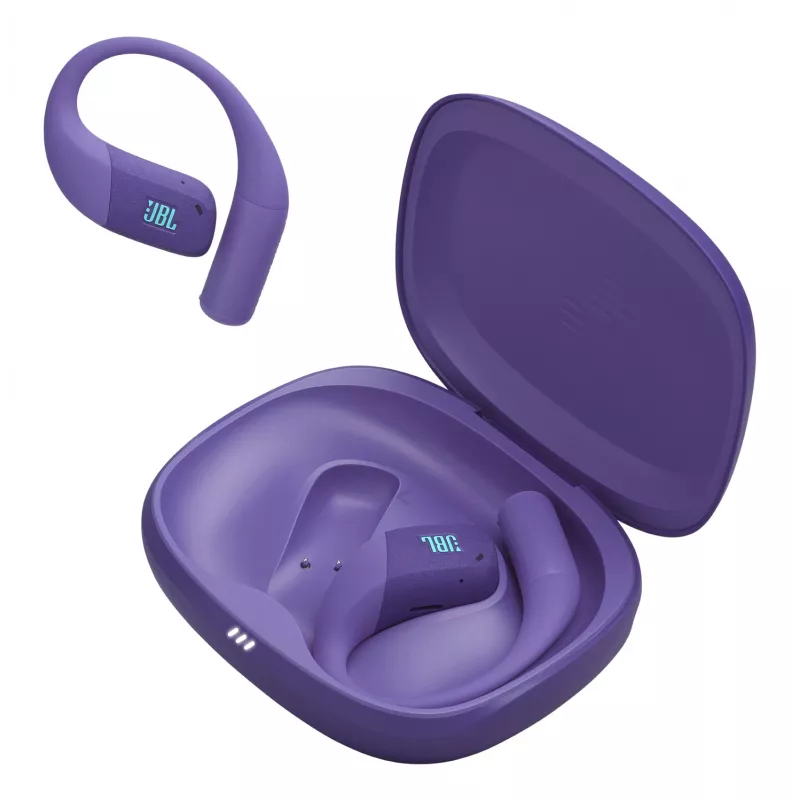 Austiņas JBL Endurance Zone Wireless Open-ear Sports Bluetooth — violetas, 20–20000 Hz, 89,6 g