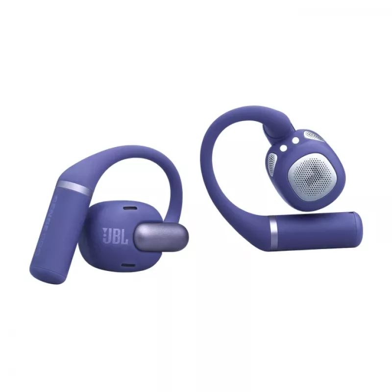 Austiņas JBL Sense Pro TWS auss āķis, Bluetooth, USB-C uzlādes statīvs, 20–40000 Hz, zila, 95,2 g