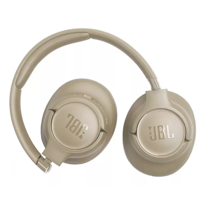 Austiņas JBL Tune 730BT bezvadu Bluetooth supra-aural, 20–20000 Hz, 218.2 g, bēša