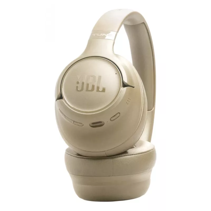 Austiņas JBL Tune 730BT bezvadu Bluetooth supra-aural, 20–20000 Hz, 218.2 g, bēša