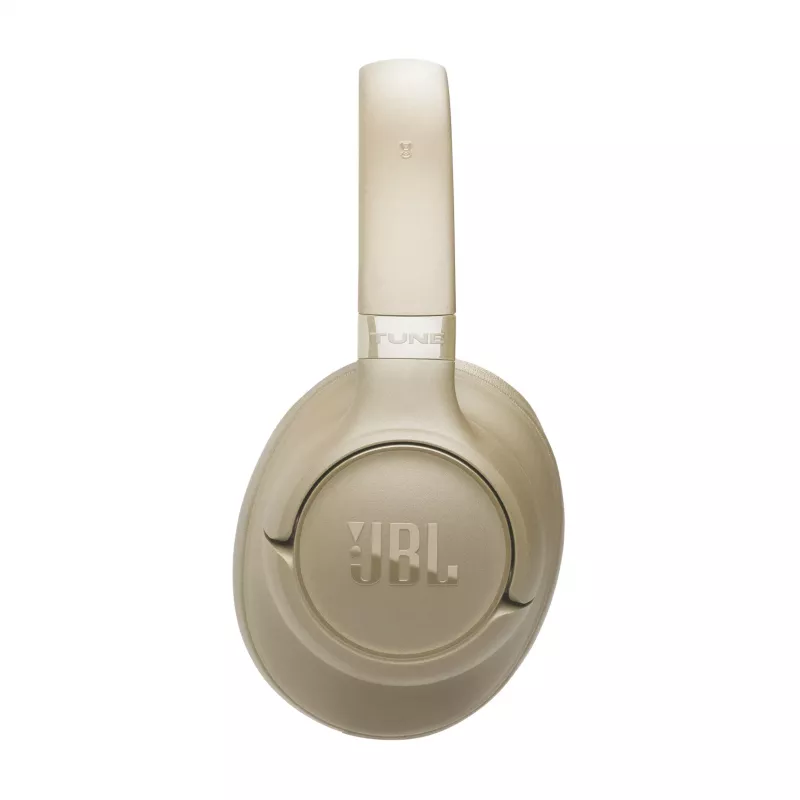 Austiņas JBL Tune 730BT bezvadu Bluetooth supra-aural, 20–20000 Hz, 218.2 g, bēša