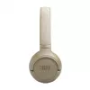 JBL Tune 530BT austiņas bezvadu galvas lente zvaniem/mūzikai USB Type-C Bluetooth bēša