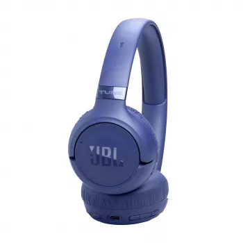 JBL Tune 680NC austiņu komplekts ar vadu un bezvadu, galvas lentes tipa, zvaniem/mūzikai, USB Type-C, Bluetooth, zils