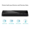 TP-Link UH700 interfeisa centrmezgls USB 3.2 Gen 1 (3.1 Gen 1) Micro-B 5000 Mbit/s Melns