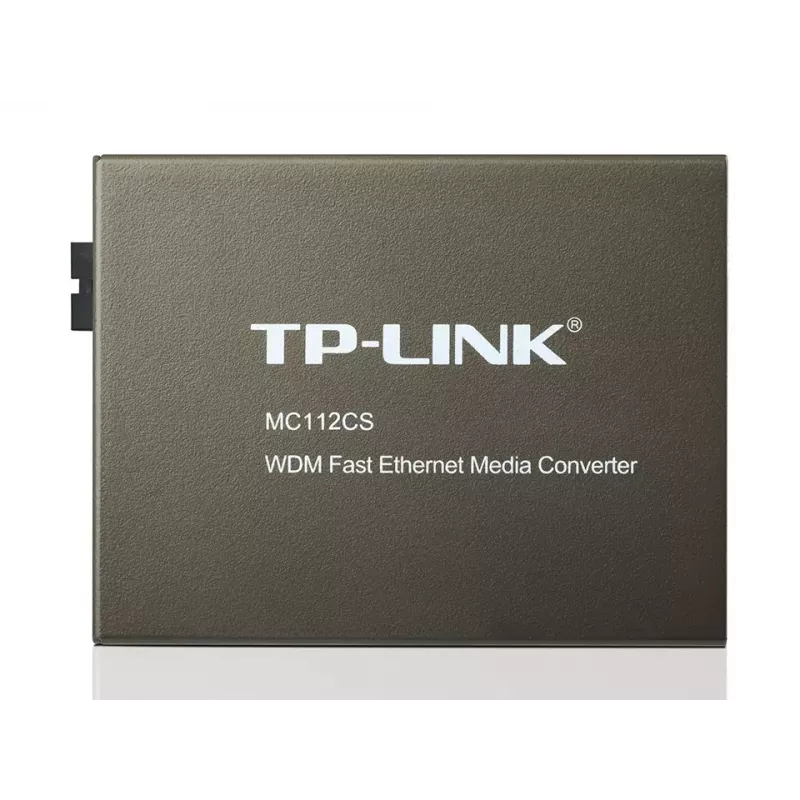 TP-Link MC112CS tīkla multivides pārveidotājs 100 Mbit/s Vienmoda Melns