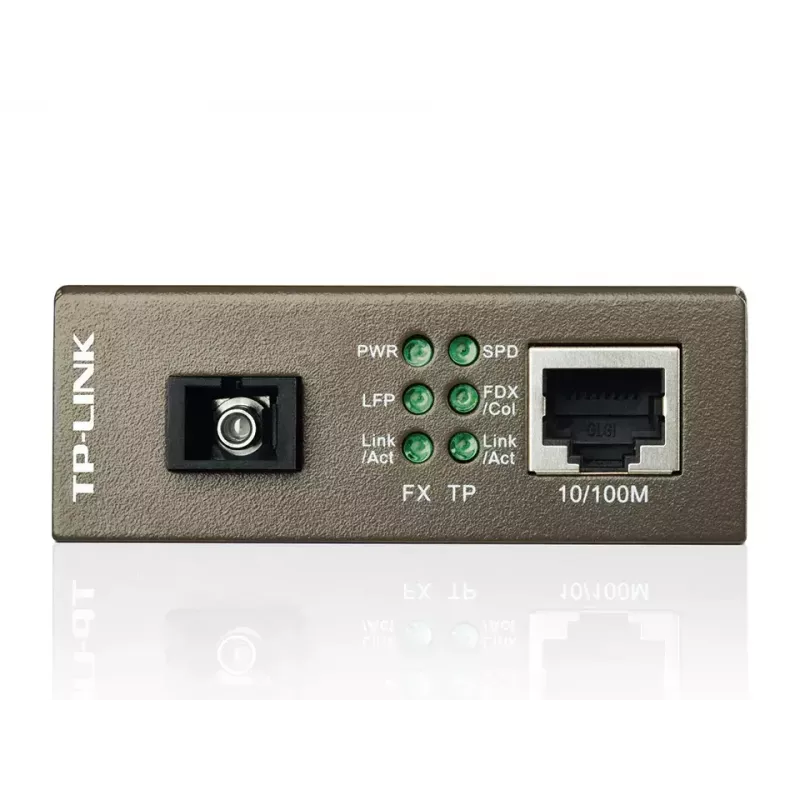 TP-Link MC112CS tīkla multivides pārveidotājs 100 Mbit/s Vienmoda Melns