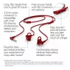 HP Earbuds Melns Headset 150, vadu, zvani/mūzika, 20 - 20000 Hz, 15 g, austiņas, melnas