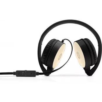 HP Stereo Headset H2800 (melns ar zīda zeltu), vadu, zvani/mūzika, 125 g, austiņas, melns, zelts