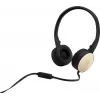 HP Stereo Headset H2800 (melns ar zīda zeltu), vadu, zvani/mūzika, 125 g, austiņas, melns, zelts