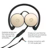 HP Stereo Headset H2800 (melns ar zīda zeltu), vadu, zvani/mūzika, 125 g, austiņas, melns, zelts