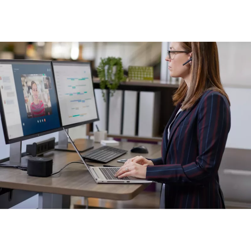 HP ENVY Rechargeable pele 500, piemērota abām rokām, lāzera, RF bezvadu, 1600 DPI, melna, pelēka