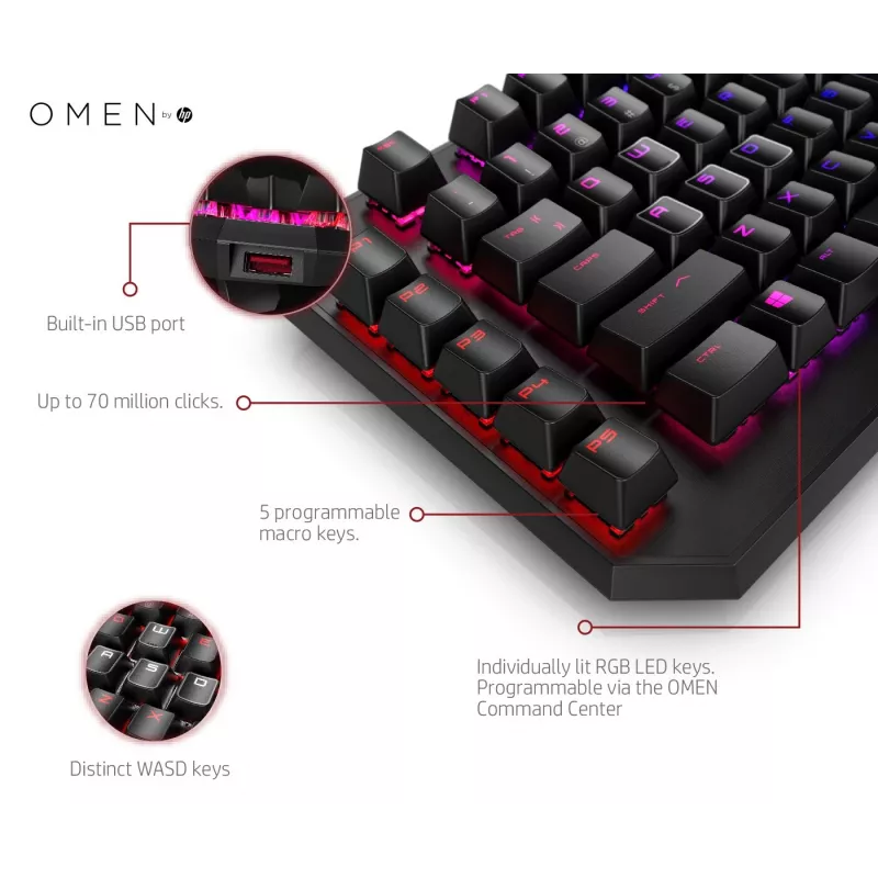 HP OMEN by Sequencer tastatūra