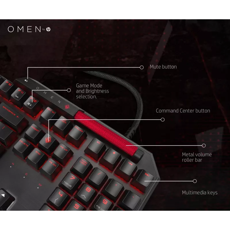 HP OMEN by Sequencer tastatūra
