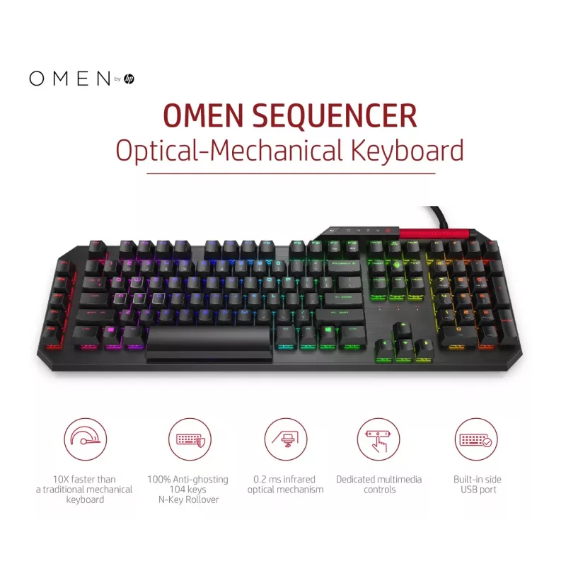 HP OMEN by Sequencer tastatūra