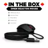 HP OMEN by Reactor pele, labās rokas, optiska, USB Type-A, 16000 DPI, 0,2 ms, melna