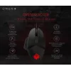 HP OMEN by Reactor pele, labās rokas, optiska, USB Type-A, 16000 DPI, 0,2 ms, melna
