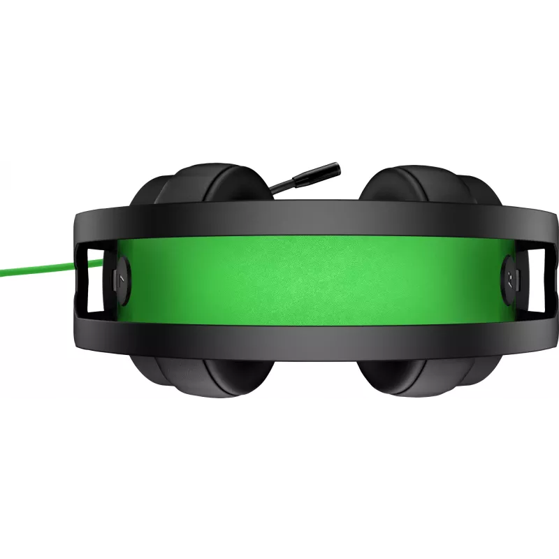 HP Pavilion Gaming Headset 600, vadu, spēlēm, 360 g, austiņas, melnas, zaļas