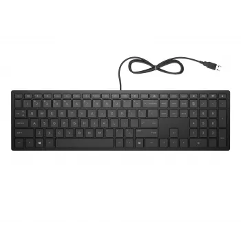 HP Pavilion vadu tastatūra 300, pilna izmēra (100%), vadu, USB, mehāniska, melna