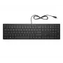 HP Pavilion vadu tastatūra 300, pilna izmēra (100%), vadu, USB, mehāniska, melna