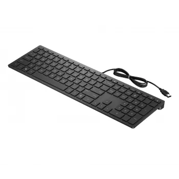 HP Pavilion vadu tastatūra 300, pilna izmēra (100%), vadu, USB, mehāniska, melna