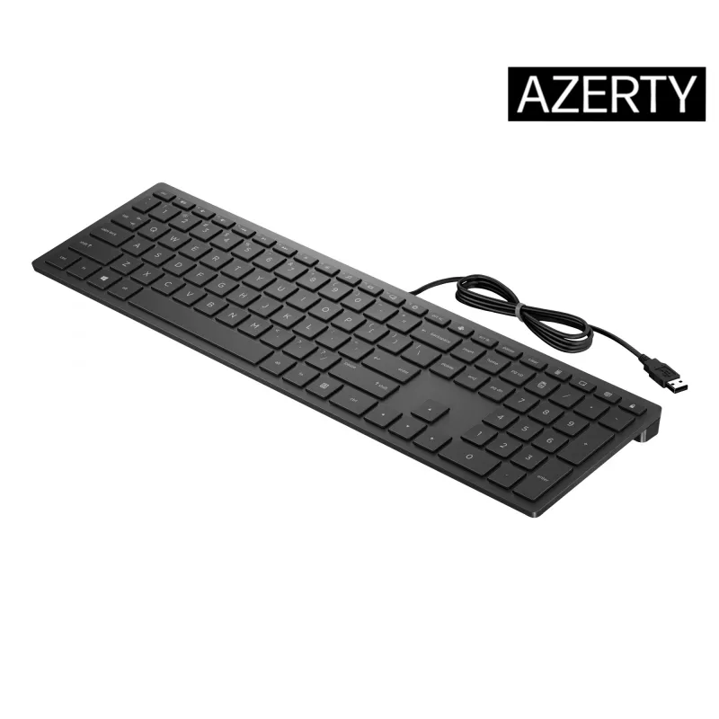 HP Pavilion vadu tastatūra 300, pilna izmēra (100%), vadu, USB, mehāniska, melna