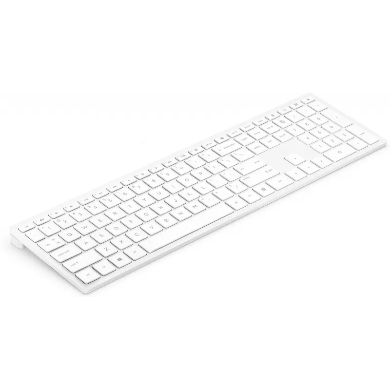 HP Pavilion Wireless tastatūra 600 balta, pilna izmēra (100%), bezvadu, RF bezvadu, mehāniska, balta