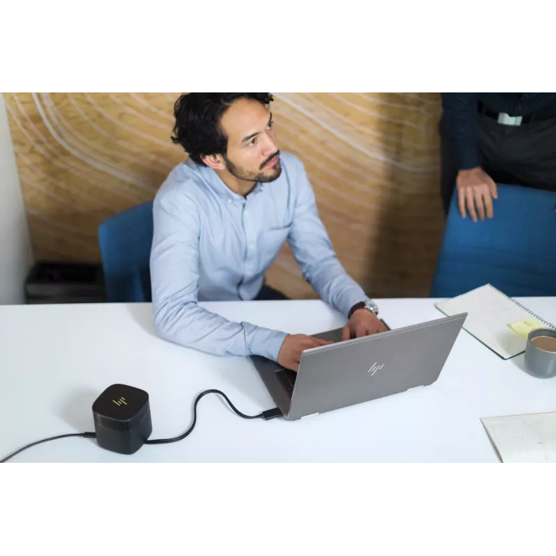 HP Thunderbolt Dock G2 ar kombinēto kabeli, vadu, Thunderbolt, melns, Kensington, Ķīna, HP