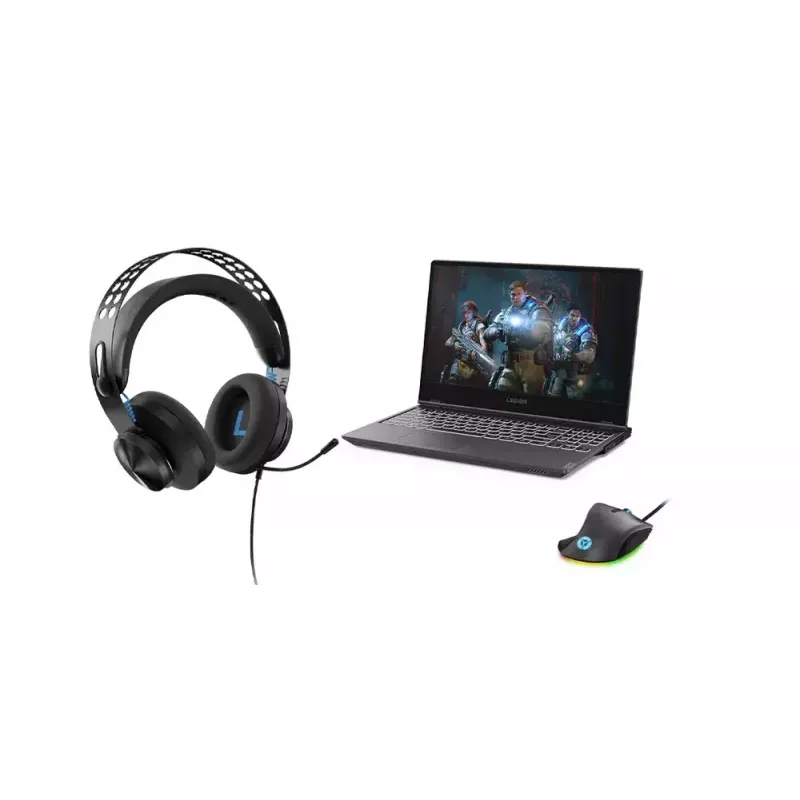 Lenovo Legion H300 austiņas ar vadu galvas lentes spēļu melns