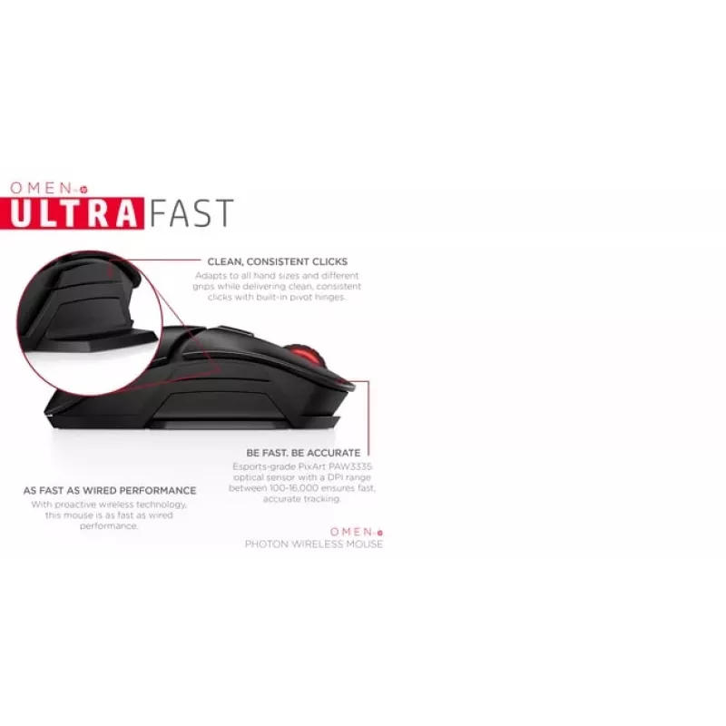 Pele HP OMEN by Photon Wireless Bluetooth USB Type-A