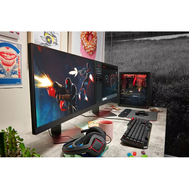 HP OMEN X 27 datora monitors 68.6 cm (27 collas) 2560 x 1440 pikseļi Quad HD Melns (atjaunota prece)