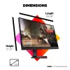 HP OMEN X 27 datora monitors 68.6 cm (27 collas) 2560 x 1440 pikseļi Quad HD Melns (atjaunota prece)
