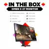 HP OMEN X 27 datora monitors 68.6 cm (27 collas) 2560 x 1440 pikseļi Quad HD Melns (atjaunota prece)