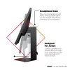 HP OMEN X 27 datora monitors 68.6 cm (27 collas) 2560 x 1440 pikseļi Quad HD Melns (atjaunota prece)