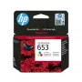 HP 653 Trīskrāsu oriģinālā Ink Advantage kārtridžs