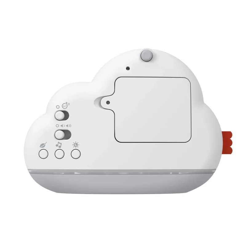 Fisher-Price Rainbow Showers Bassinet to Bedside Mobile, gultiņa, skaņa, naktslampiņa, iebūvēts taimeris, audums, plastmasa