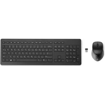 HP Wireless Rechargeable 950MK pele un tastatūra, pilna izmēra bezvadu mehāniskā