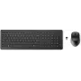 HP Wireless Rechargeable 950MK pele un tastatūra, pilna izmēra bezvadu mehāniskā