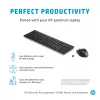 HP Wireless Rechargeable 950MK pele un tastatūra, pilna izmēra bezvadu mehāniskā