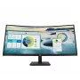 HP P34hc G4 WQHD USB-C izliekts monitors, 86,4 cm (34 collas), 3440 x 1440 pikseļi, Wide Quad HD, LCD, 5 ms, melns