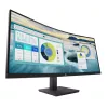 HP P34hc G4 WQHD USB-C izliekts monitors, 86,4 cm (34 collas), 3440 x 1440 pikseļi, Wide Quad HD, LCD, 5 ms, melns