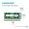 HP 286H5AA atmiņas modulis 4 GB 1 x 4 GB DDR4 260-pin SO-DIMM
