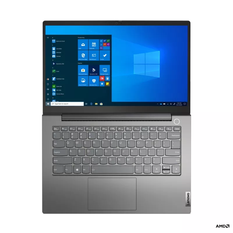 Lenovo ThinkBook 14 G3 ACL AMD Ryzen™ 5 5500U klēpjdators 35.6 cm (14 collas) Full HD 8 GB DDR4-SDRAM 256 GB SSD Wi-Fi 6 (802.11ax) Windows 10 Pro Nordic pelēka