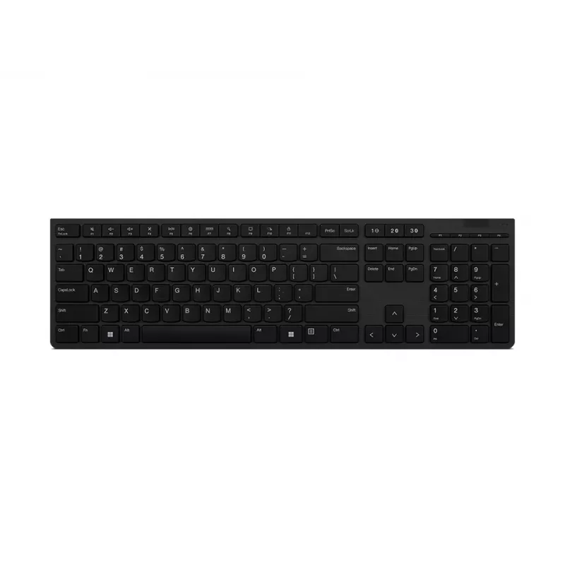 Lenovo 4Y41K04031 tastatūra birojam RF Wireless + Bluetooth US English pelēka