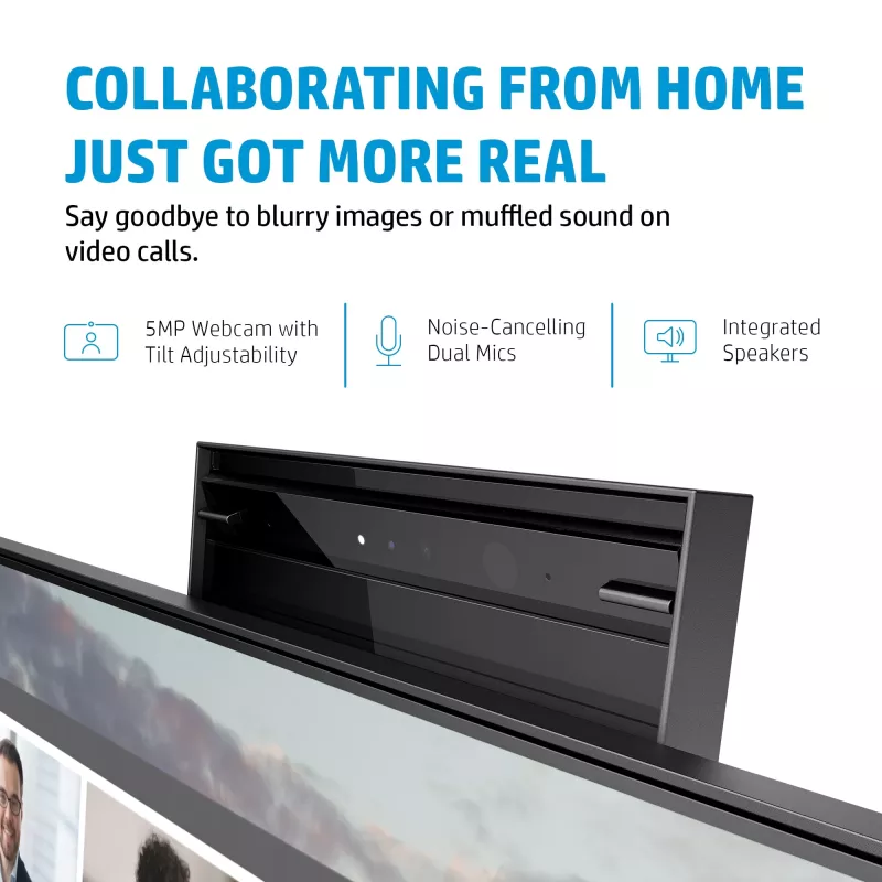 HP E24m G4 FHD USB-C konferenču monitors, 60,5 cm (23,8 collas), 1920 x 1080 pikseļi, Full HD, LCD, 5 ms, melns, sudraba