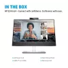 HP E24m G4 FHD USB-C konferenču monitors, 60,5 cm (23,8 collas), 1920 x 1080 pikseļi, Full HD, LCD, 5 ms, melns, sudraba