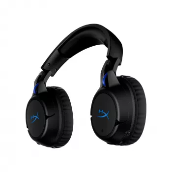 HyperX Cloud Flight - bezvadu spēļu austiņas (melnas-zilas) - PS5-PS4