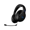 HyperX Cloud Flight - bezvadu spēļu austiņas (melnas-zilas) - PS5-PS4