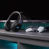HyperX Cloud Flight - bezvadu spēļu austiņas (melnas-zilas) - PS5-PS4